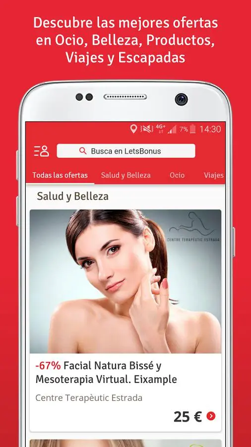 Android developer freelance contractor Letsbonus App