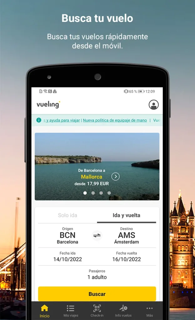Android developer freelance contractor Vueling App